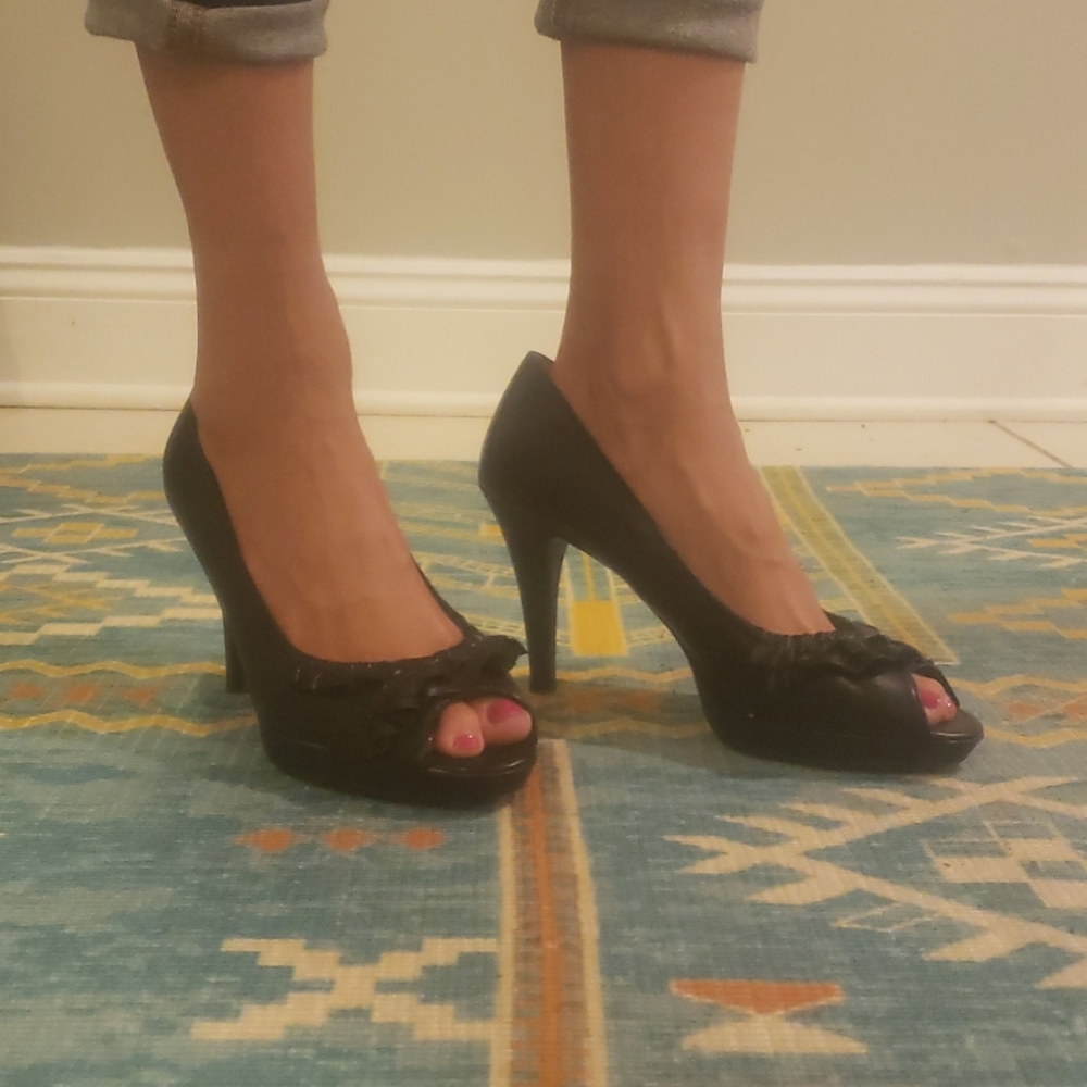Black heels